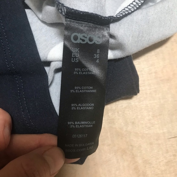 ASOS Polka Dot Midi Strap Back Bodycon Dress - Picture 14 of 16